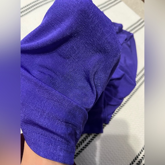 Vintage ISKIA super soft PURPLE blouse - Picture 5 of 5